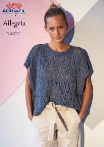 78/26 Modèle Pull Graffiti en Adriafil Allegria