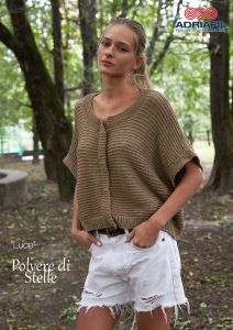 78/07 Modèle Cardigan Luce en Adriafil Polvere di Stelle