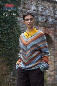 79/21 Modèle Pull Sauvignon en Adriafil Rigadritto