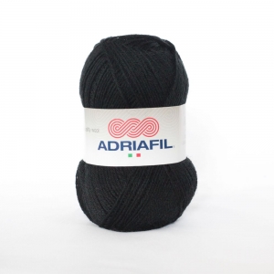Adriafil Azzurra - Pelote de 50 gr - 01 noir