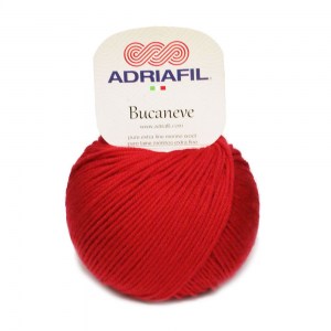 Adriafil Bucaneve - Pelote de 50 gr - 27 rouge