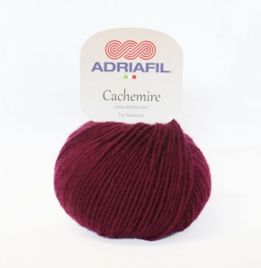 Adriafil Cachemire - Pelote de 25 gr - 61 bordeaux