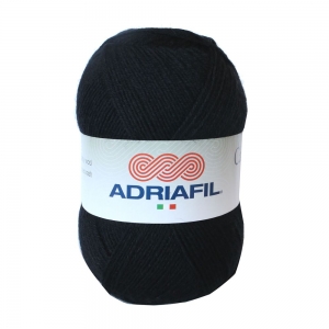 Adriafil Calzasocks - Pelote de 100 gr - Coloris 01 Noir