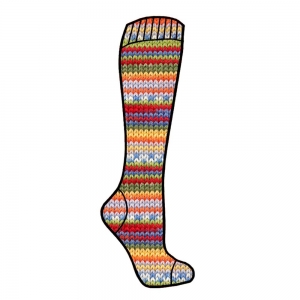 Adriafil Calzasocks multicolor - Pelote de 100 gr - Coloris 153 Motif joyeux