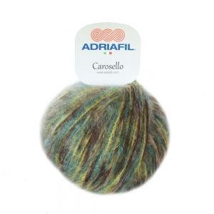 Adriafil Carosello - Pelote de 50 gr - Coloris 31 motifs verts