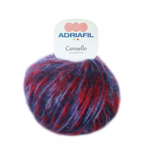 Adriafil Carosello - Pelote de 50 gr - Coloris 33 motifs fuchsia-violet