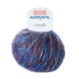 Adriafil Carosello - Pelote de 50 gr - Coloris 34 motifs bleus