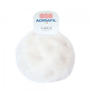 Adriafil Cubicol - Pelote de 50 gr - Coloris 80 Blanc
