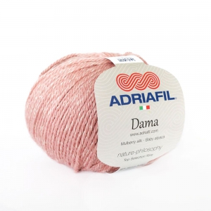 Adriafil Dama - Pelote de 50 gr -  51 vieux rose