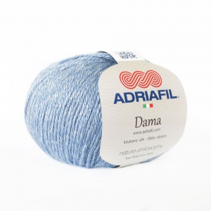 Adriafil Dama - Pelote de 50 gr -  56 bleu clair