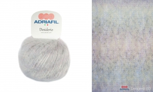 Adriafil Desiderio - Pelote de 25 gr - Coloris 60 Gris
