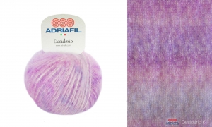 Adriafil Desiderio - Pelote de 25 gr - Coloris 61 Fuchsia