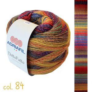 Adriafil Dettofatto - Pelote de 150 gr - Coloris 84 multicolore clair