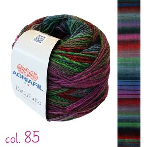 Adriafil Dettofatto - Pelote de 150 gr - Coloris 85 multicolore foncé