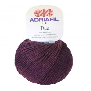 Adriafil Duo Comfort - Pelote de 50 gr - 52 Prune