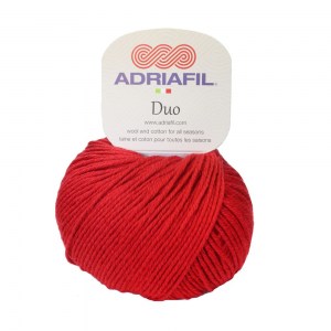 Adriafil Duo Comfort - Pelote de 50 gr - 53 Rouge