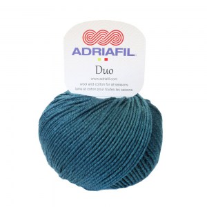 Adriafil Duo Comfort - Pelote de 50 gr - 54 Pétrole