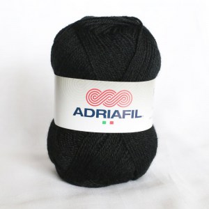 Adriafil Filobello - Pelote de 50 gr - 01 noir