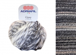 Adriafil Gipsy Pelote de 50 gr - Coloris 29 Mélange Gris