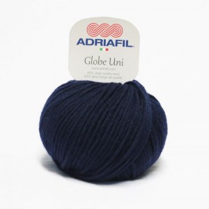 Adriafil Globe Uni - Pelote de 50 gr - 22 bleu