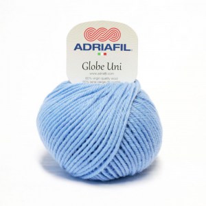 Adriafil Globe Uni - Pelote de 50 gr - 49 bleu ciel