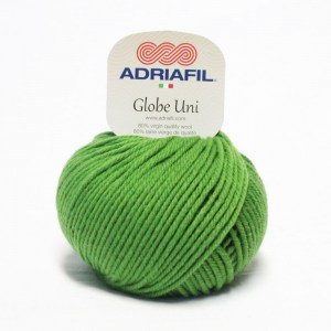 Adriafil Globe Uni - Pelote de 50 gr - 50 vert prairie