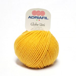 Adriafil Globe Uni - Pelote de 50 gr - 56 jaune