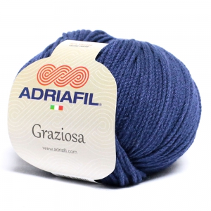 Adriafil Graziosa - Pelote de 50 gr - 29 bleu foncé