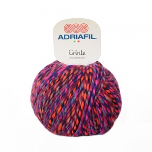 Adriafil Grinta - Pelote de 50 gr - 42 fantaisie fuchsia