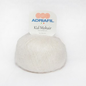 Adriafil Kid Mohair - Pelote de 25 gr - 11 crème