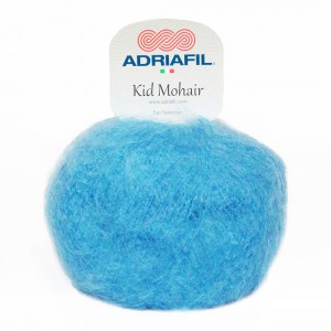 Adriafil Kid Mohair - Pelote de 25 gr - 40 turquoise