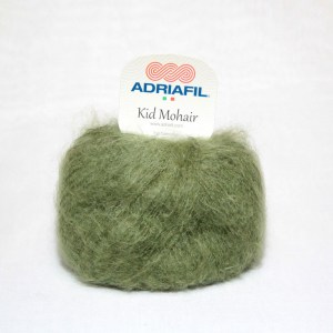 Adriafil Kid Mohair - Pelote de 25 gr - 54 vert olive