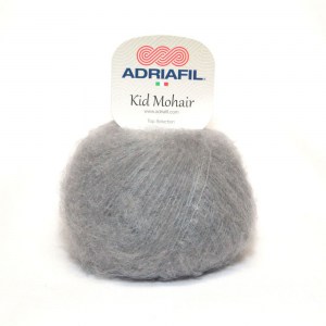 Adriafil Kid Mohair - Pelote de 25 gr - 79 gris souris
