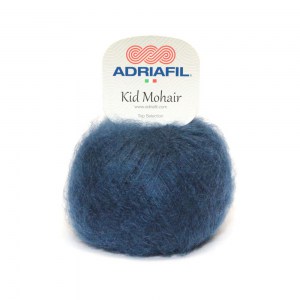 Adriafil Kid Mohair - Pelote de 25 gr - 81 bleu
