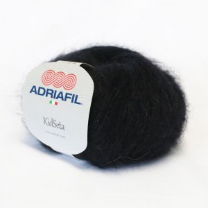 Adriafil KidSeta - Pelote de 25 gr - 91 noir