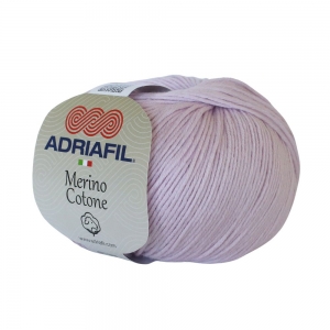 Adriafil Merino Cotone Pelote de 50 gr - Coloris 37 Rose Layette