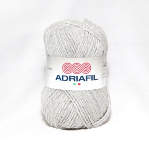 Adriafil Mirage - Pelote de 50 gr - 51 gris clair mélangé