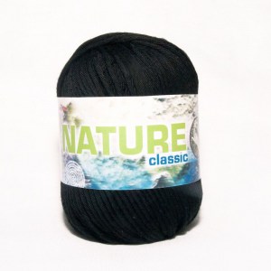 Adriafil Nature pelote de 50 g - Coloris 01 - noir