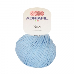 Adriafil Navy Pelote de 50 gr - Coloris 44 Bleu Ciel Clair