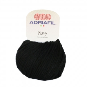 Adriafil Navy Pelote de 50 gr - Coloris 49 Noir