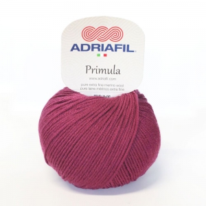 Adriafil Primula - Pelote de 50 gr - 52 rouge vin clair