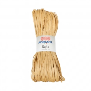 Adriafil Rafia 50g - 67 - jaune paille (naturel)