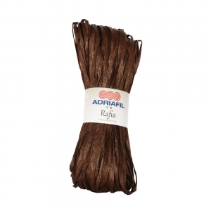 Adriafil Rafia 25g - 78 - marron foncé