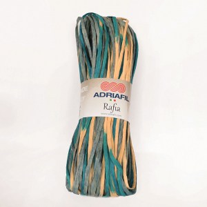 Adriafil Rafia 25g - 91 - petrole nuancé