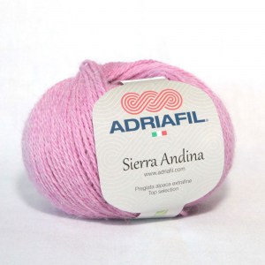 Adriafil Sierra Andina - Pelote de 50 gr - 12 rose foncé mélangé