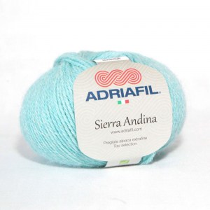 Adriafil Sierra Andina - Pelote de 50 gr - 13 vert eau mélangé