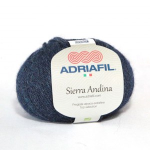 Adriafil Sierra Andina - Pelote de 50 gr - 23 bleu mélangé