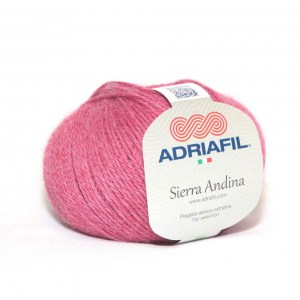 Adriafil Sierra Andina - Pelote de 50 gr - 28 fuchsia mélangé