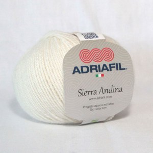 Adriafil Sierra Andina - Pelote de 50 gr - 30 ivoire