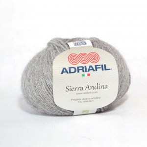 Adriafil Sierra Andina - Pelote de 50 gr - 87 gris moyen